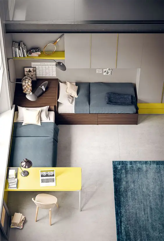 چیدمان سرویس خواب پسرانه