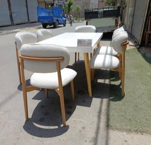 میز ناهارخوری نوبل 6 نفره