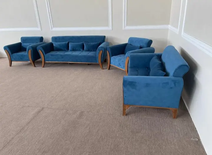 مبل راحتی اسکارلت چوبی 7 نفره