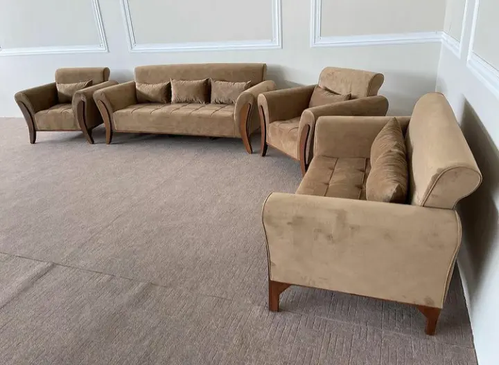 مبل راحتی اسکارلت چوبی 7 نفره