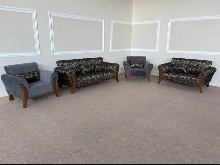 مبل راحتی اسکارلت چوبی 7 نفره