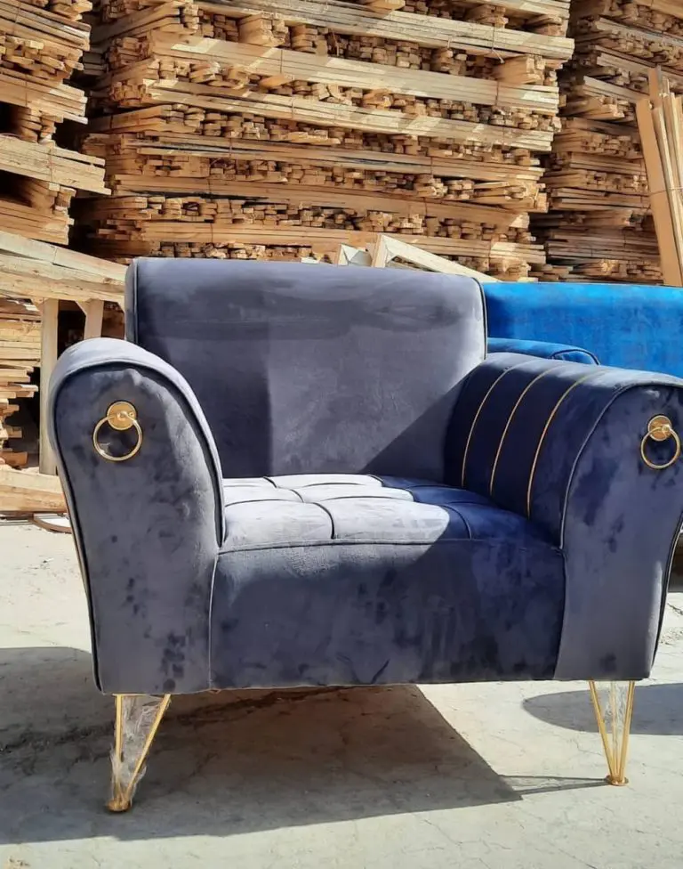 مبل راحتی اسکارلت 7 نفره پایه فلز