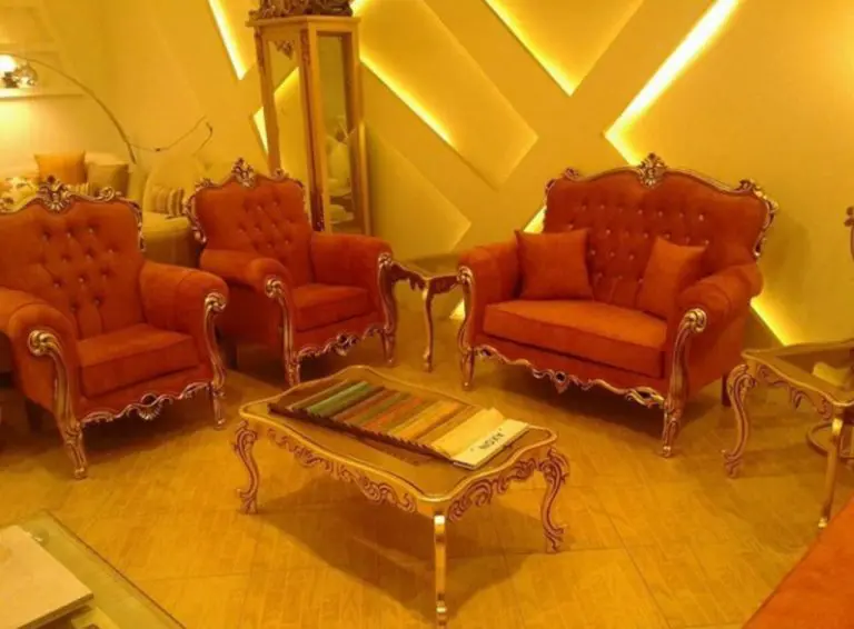 مبل استیل نگین 7 نفره