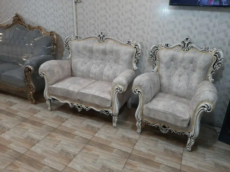 مبل استیل نگین 7 نفره