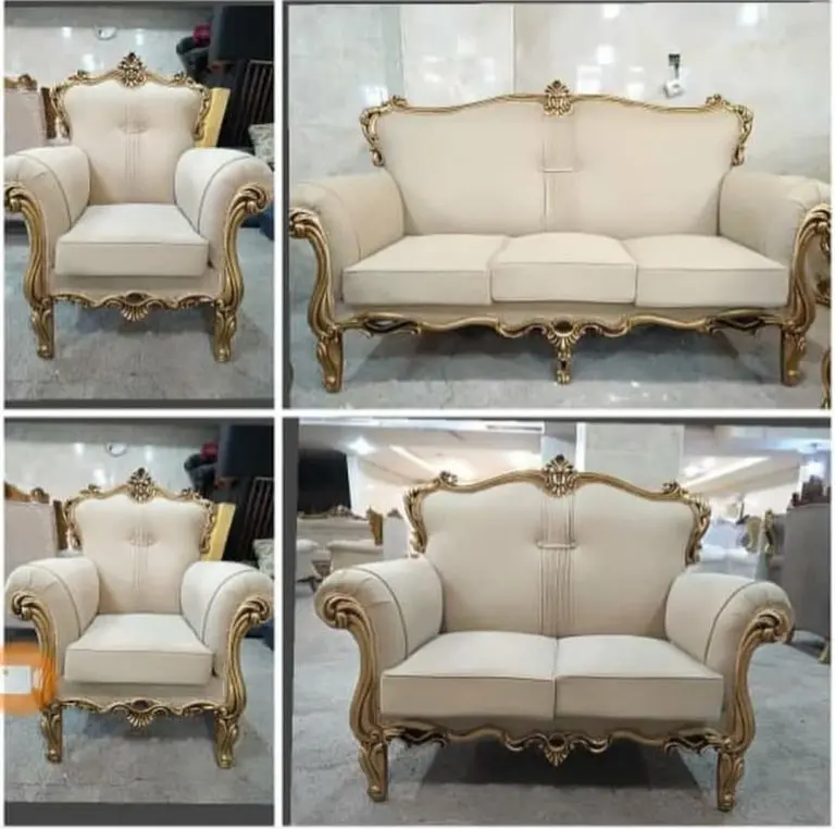 مبل استیل نگین 7 نفره