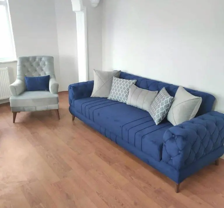 مبل راحتی چستر یونانی 7 نفره پایه چوب