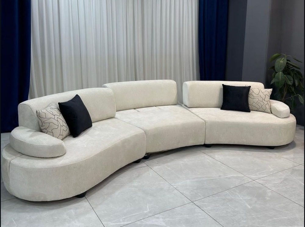 مبل راحتی لوبیایی