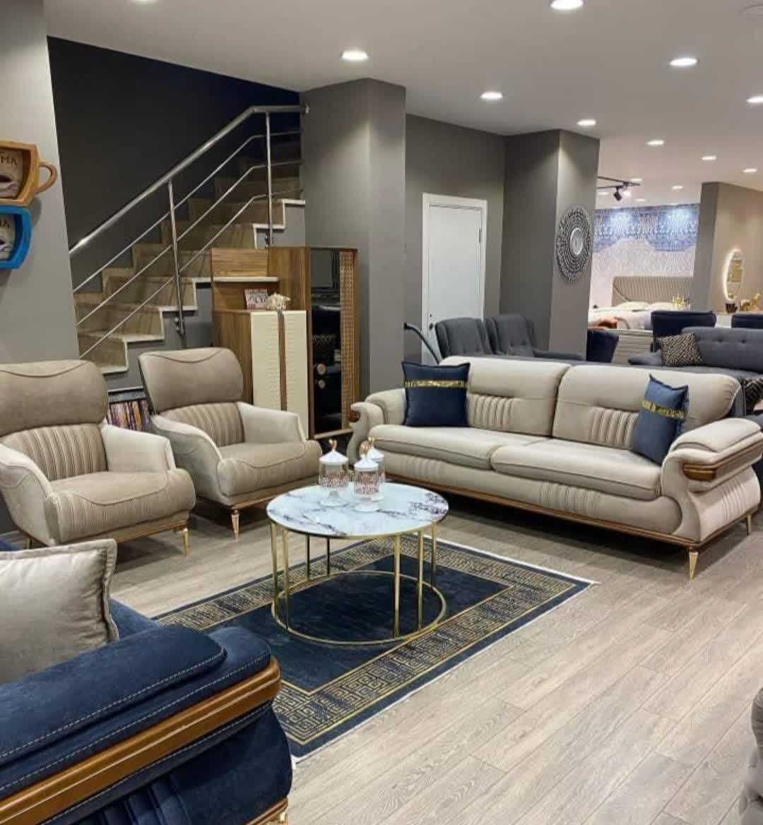 مبل راحتی لورنت 8 نفره تختخواب شو