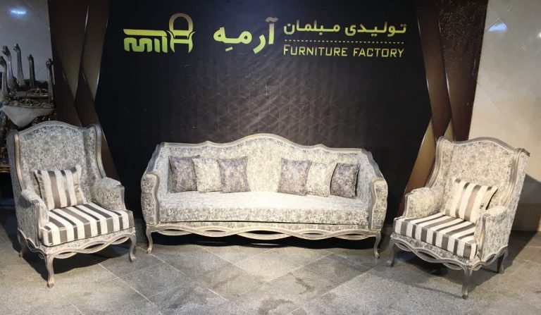 مبل کلاسیک چستر فرانسوی طنابی 8 نفره