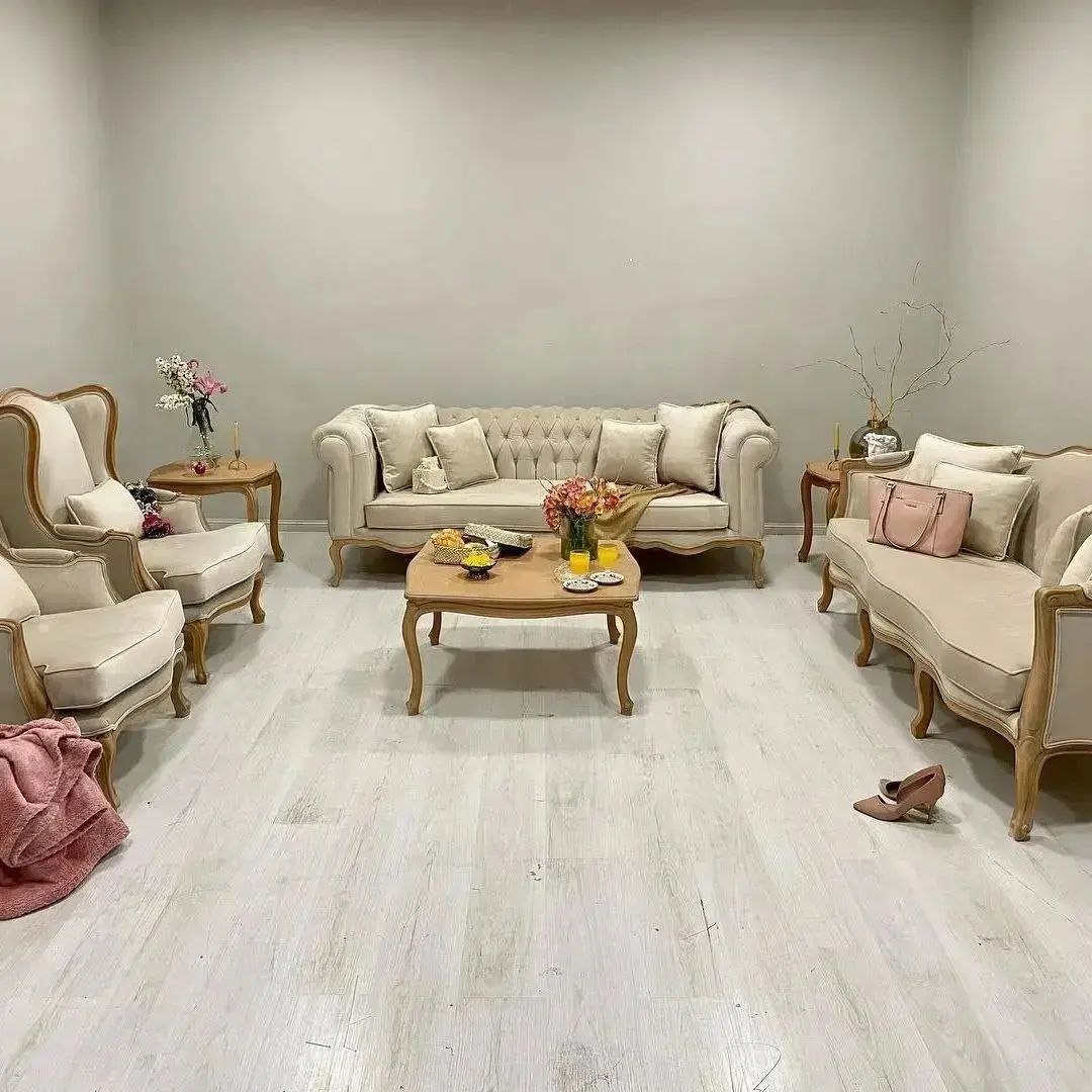 مبل کلاسیک فرانسوی نگین 7 نفره