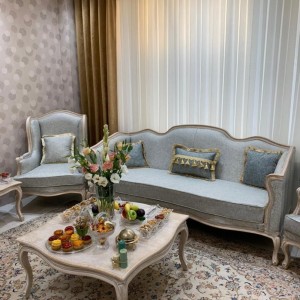 مبل کلاسیک فرانسوی نهال 7 نفره