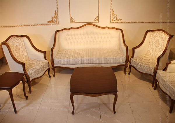 مبل کلاسیک فرانسوی ونوس 7 نفره
