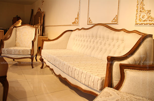 مبل کلاسیک فرانسوی ونوس 7 نفره