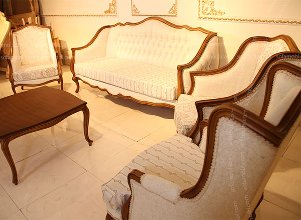 مبل کلاسیک فرانسوی ونوس 7 نفره