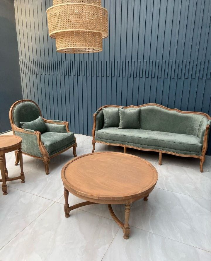 مبل کلاسیک فرانسوی ستونی 8 نفره