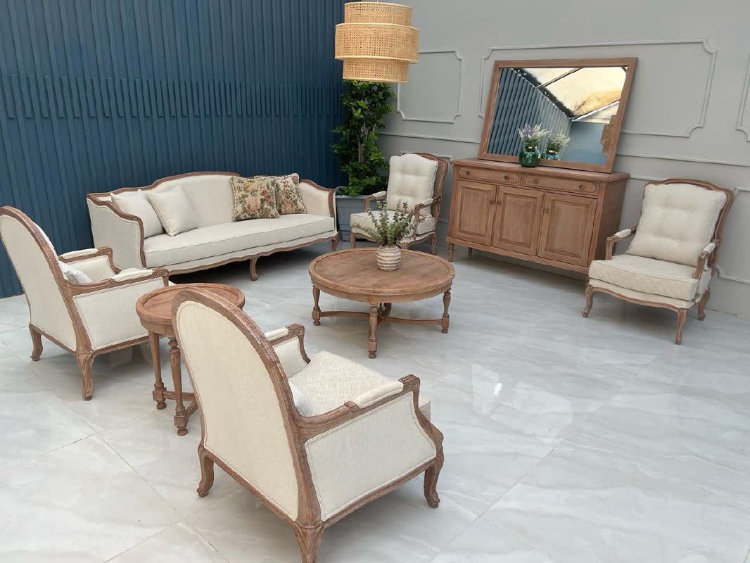 مبل کلاسیک فرانسوی آنجل 7 نفره