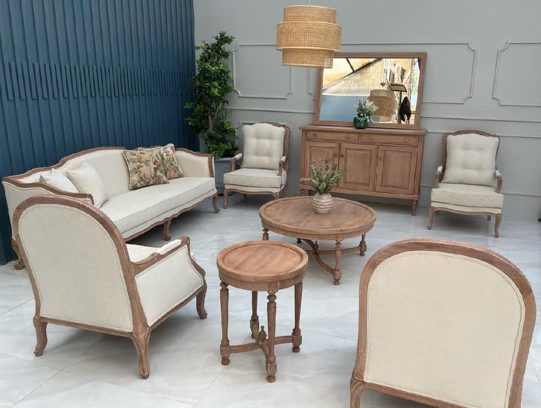 مبل کلاسیک فرانسوی آنجل 7 نفره