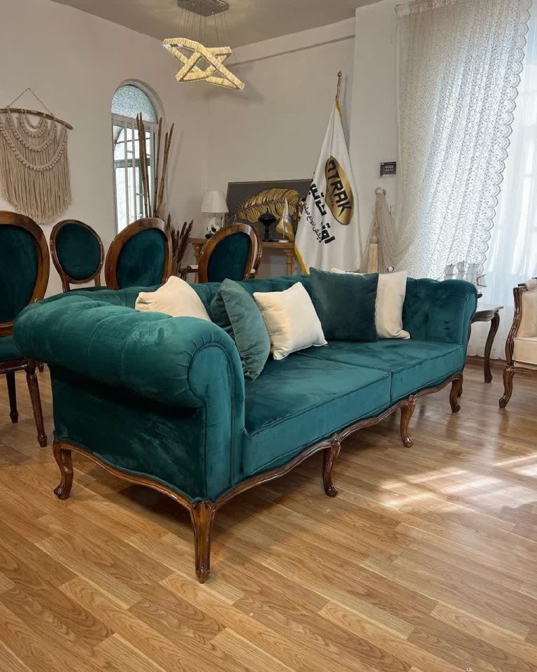 مبل کلاسیک چستر فرانسوی کیمیا 8 نفره