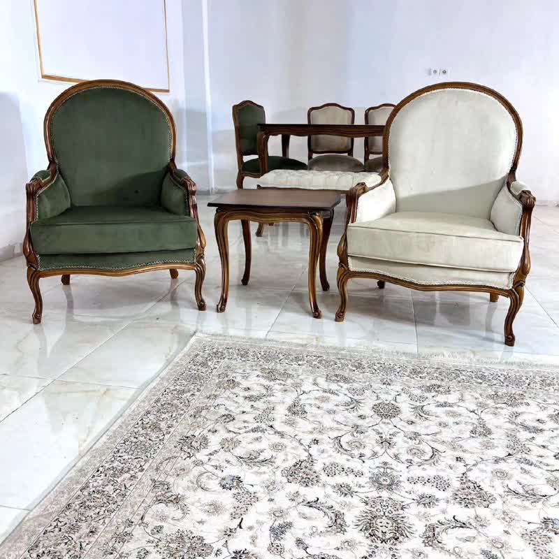 مبل کلاسیک فرانسوی هانا 7 نفره