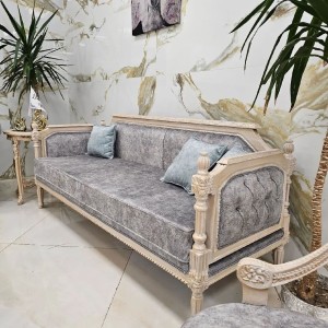 مبل کلاسیک فرانسوی کاجی 8 نفره