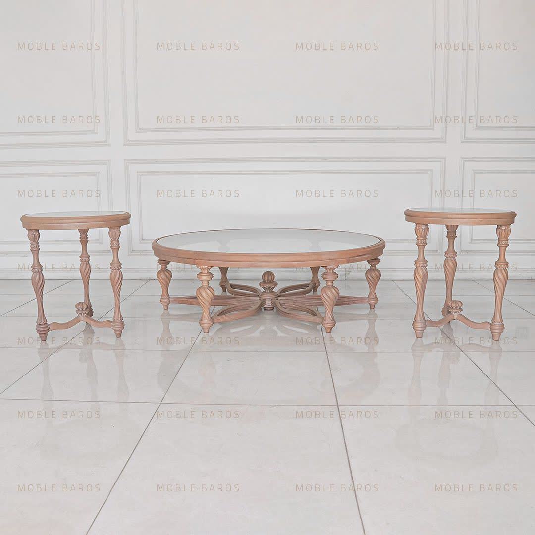 مبل کلاسیک فرانسوی کینگ لورانس  7 نفره