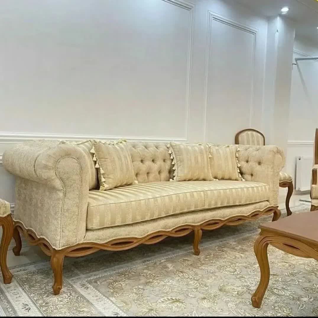 مبل کلاسیک فرانسوی طنابی 7 نفره