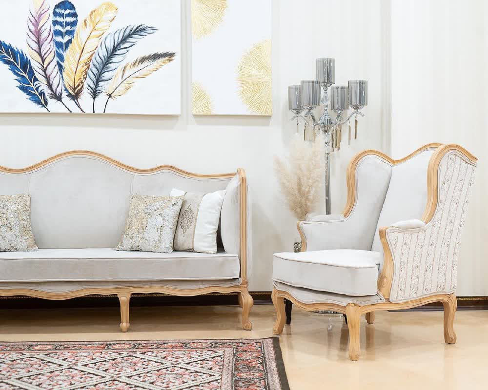 مبل کلاسیک فرانسوی راشل 7 نفره