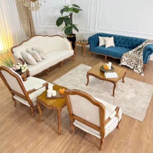 مبل کلاسیک فرانسوی روما 8 نفره