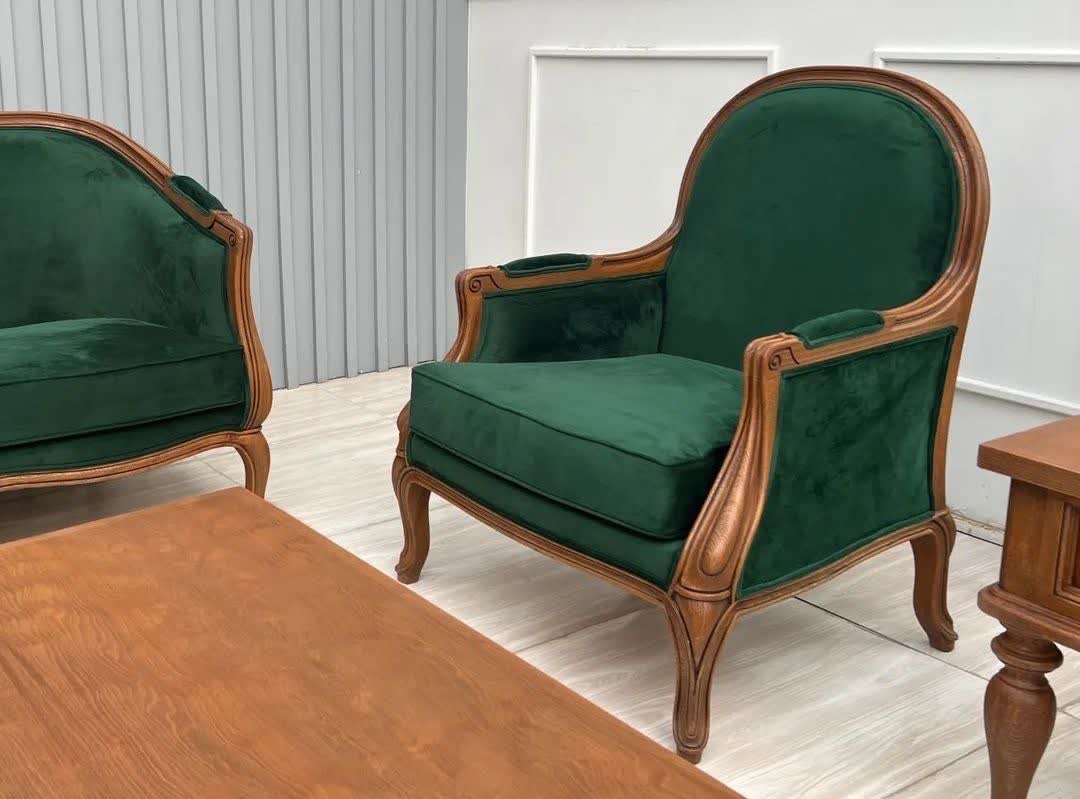 مبل کلاسیک فرانسوی شزلون 7 نفره