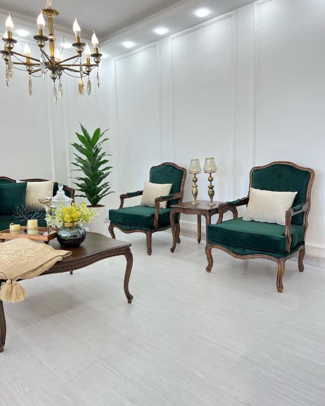 مبل کلاسیک فرانسوی ژینا 8 نفره