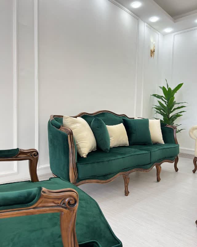 مبل کلاسیک فرانسوی ژینا 8 نفره