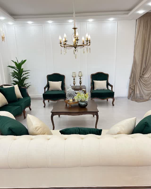 مبل کلاسیک فرانسوی ژینا 8 نفره