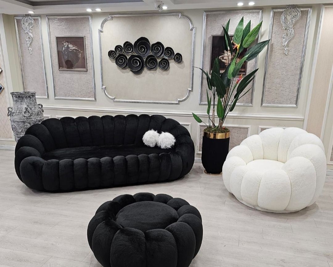 مبل 7 نفره راحتی مدل صدفی فانتزی