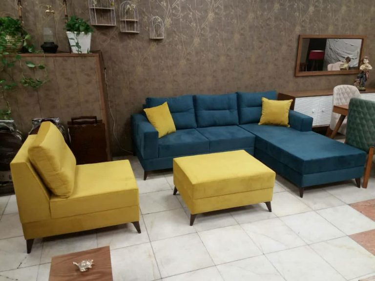 مبل ال TV سفید