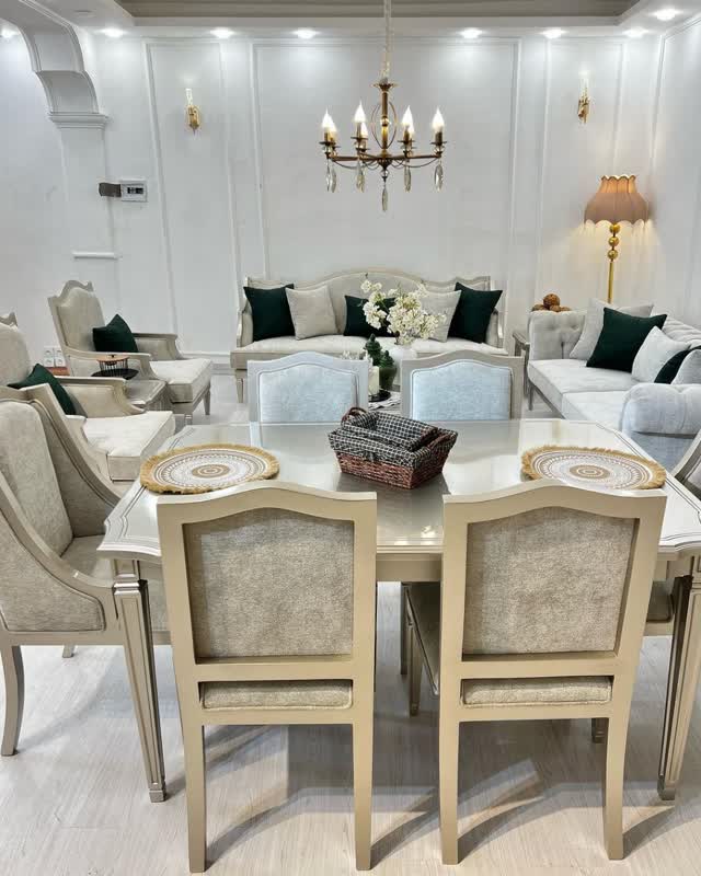 مبل کلاسیک آلفردو مدل گالاتان 8 نفره