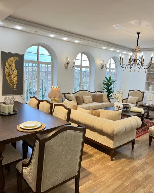 مبل کلاسیک آلفردو مدل هیلدا 8 نفره