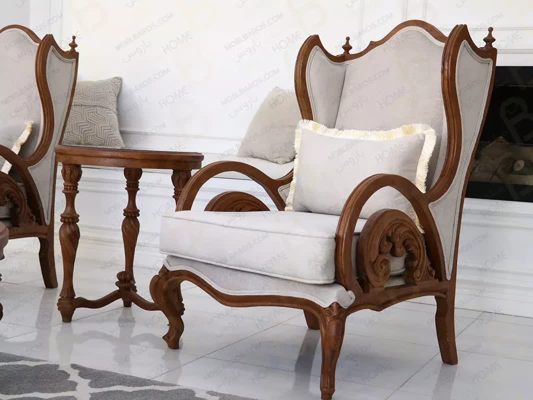 مبل سلطنتی مدل کینگ 7  نفره