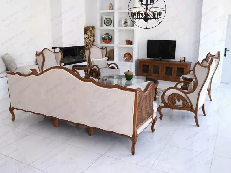 مبل سلطنتی مدل کینگ 7  نفره