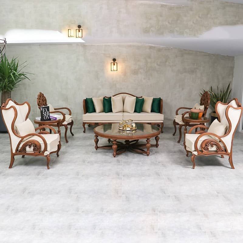 مبل سلطنتی مدل کینگ 7  نفره