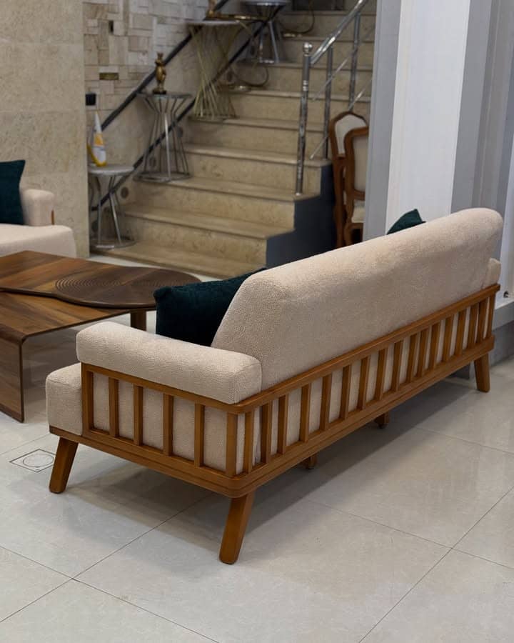 مبل راحتی مدل نرده ای 7 نفره