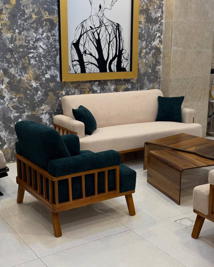 مبل راحتی مدل نرده ای 7 نفره