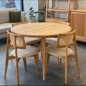 میز ناهارخوری حصیری 6 نفره