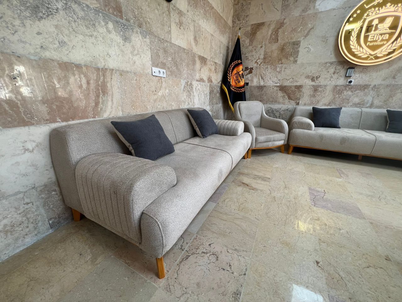 مبل راحتی مینیمال لگنی 8 نفره