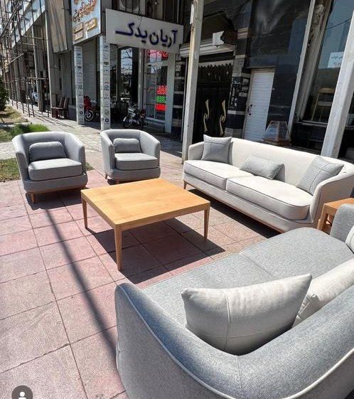 مبل راحتی مینیمال لگنی 8 نفره