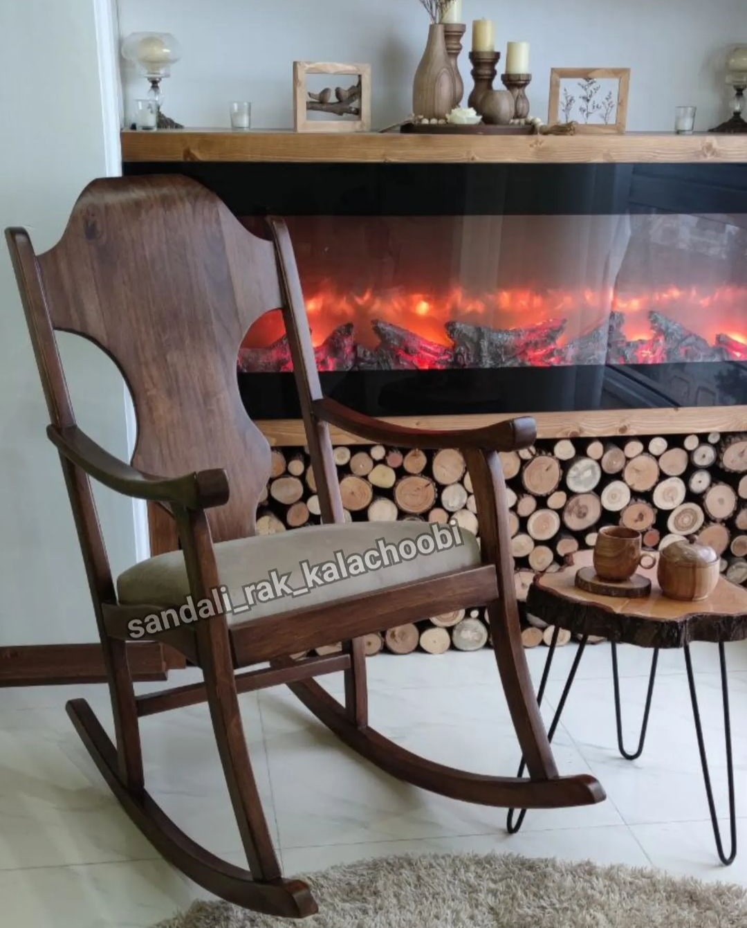 صندلی راک کلاسیک ساده