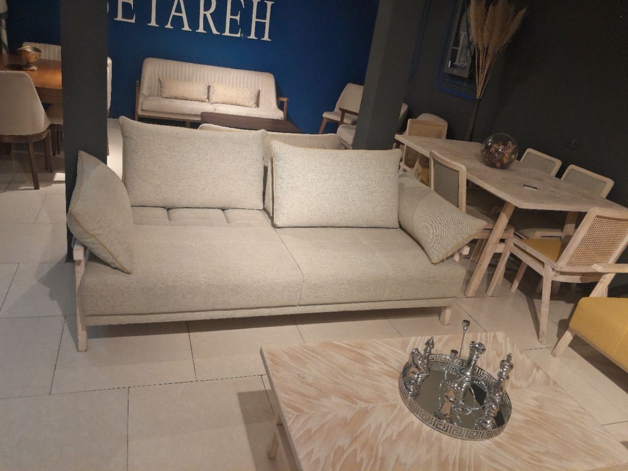 مبل 7 نفره راحتی تخت خوابشو مدل لوتوس