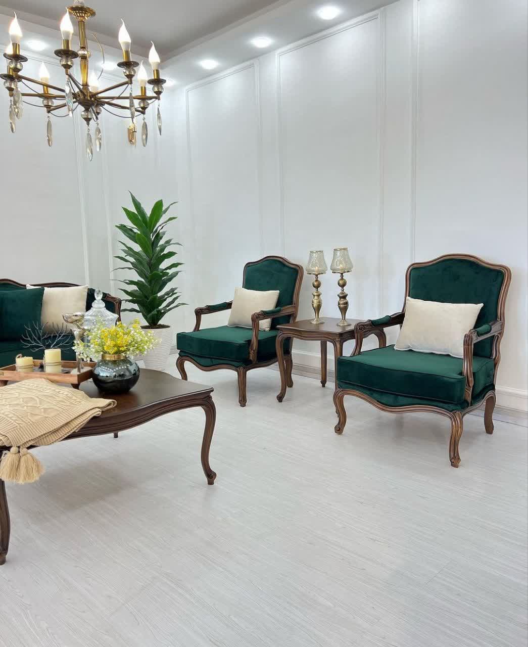 مبل کلاسیک چستر فرانسوی دیانا 8 نفره