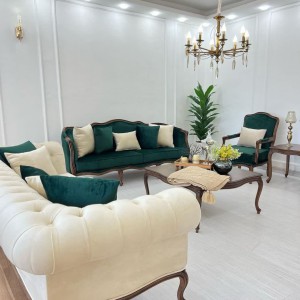 مبل کلاسیک چستر فرانسوی دیانا 8 نفره