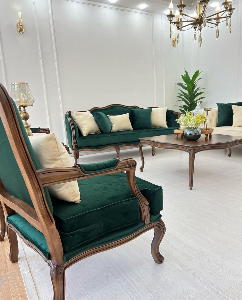 مبل کلاسیک چستر فرانسوی دیانا 8 نفره