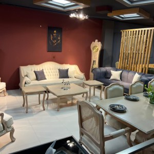 مبل کلاسیک چستر فرانسوی فلورانس 8 نفره